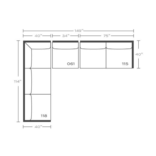Picture of Aberdeen Slipcovered Sectional