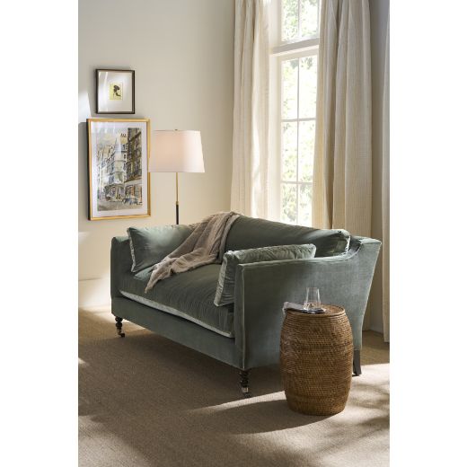 Picture of 71” Madeline Express Sofa - Antiqued Moss Velvet