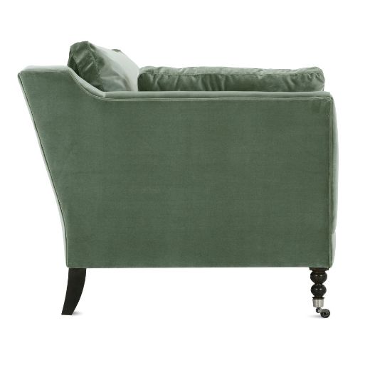 Picture of 71” Madeline Express Sofa - Antiqued Moss Velvet