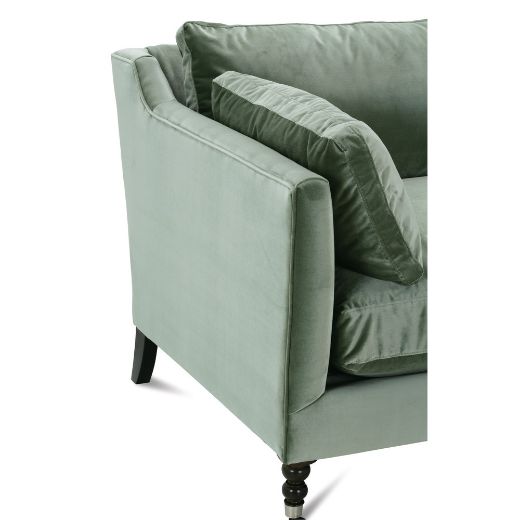 Picture of 71” Madeline Express Sofa - Antiqued Moss Velvet