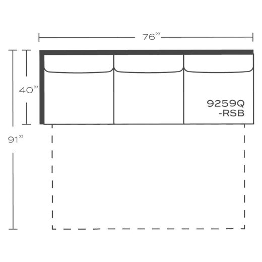 Picture of Brentwood Right Seated Ends