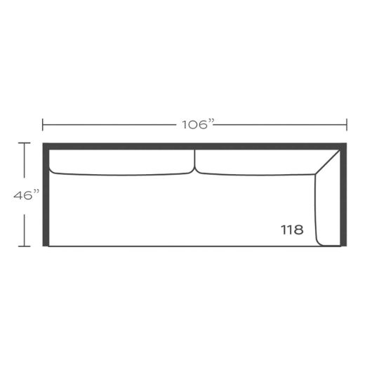 Picture of Bristol Right Seated Ends