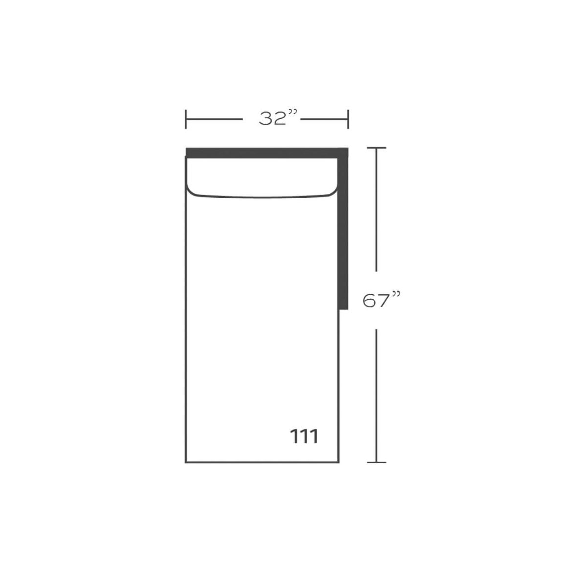 Picture of Brooke Left Seated Ends