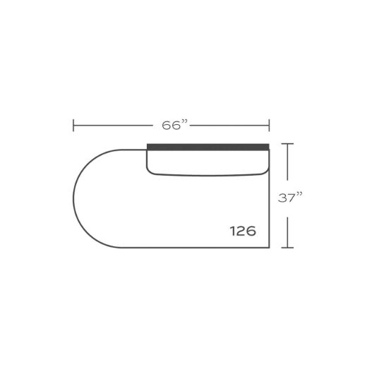 Picture of Dorset Right Seated Ends