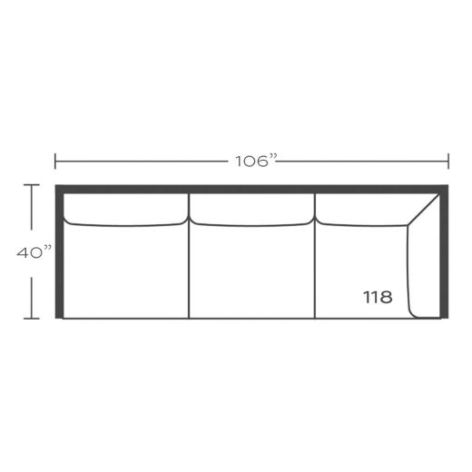 Picture of Lilah Right Seated Ends