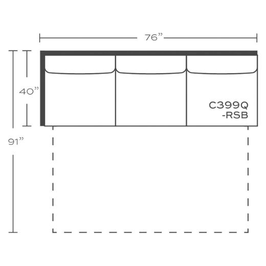 Picture of Masquerade Right Seated Ends