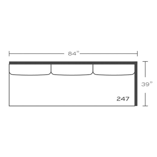 Picture of Sylvie Left Seated Ends