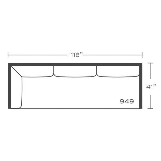 Picture of Sylvie Serenity Left Seated Ends