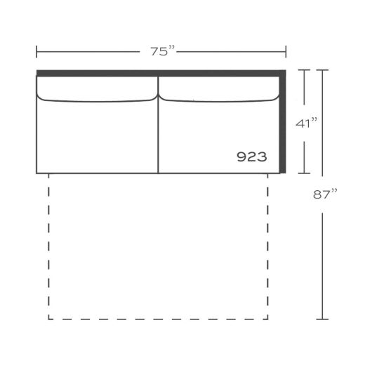 Picture of Sylvie Serenity Left Seated Ends