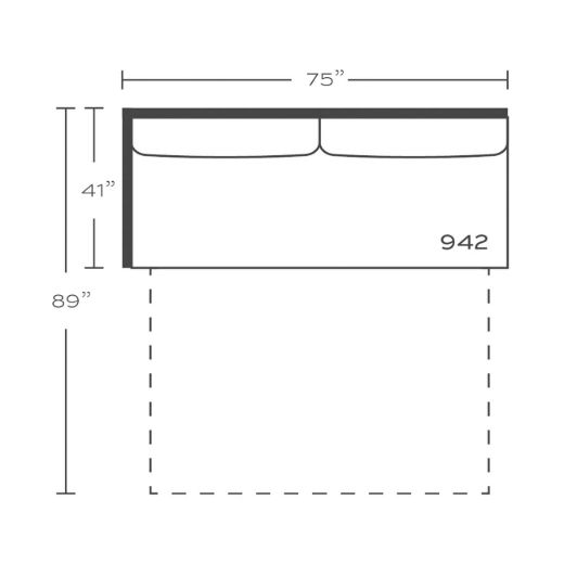 Picture of Sylvie Slip Serenity Right Seated Ends
