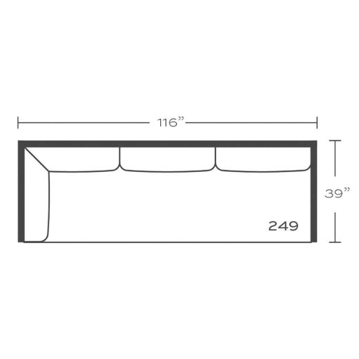 Picture of Sylvie Slipcovered Left Seated Ends