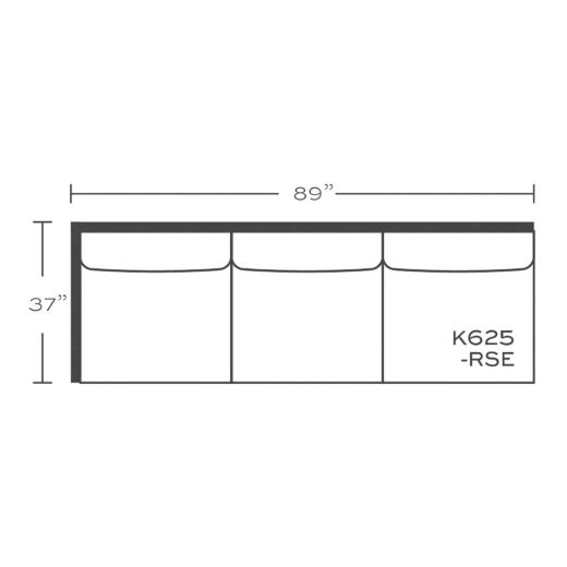 Picture of Townsend Right Seated Ends